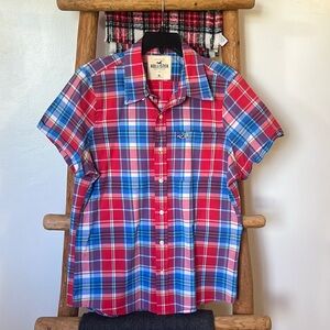 Hollister Short Sleeve Button Down